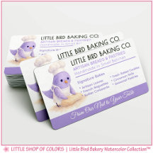 Little Bird Bakery Watercolor