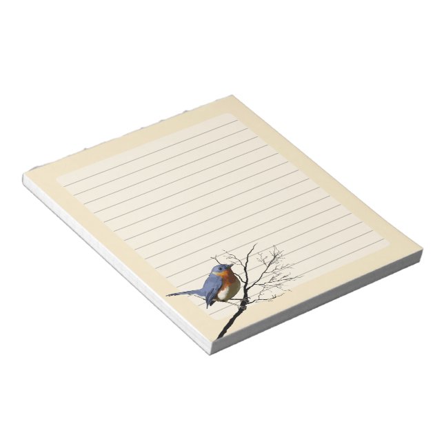 Little Bird Blue, Notepad (Angled)