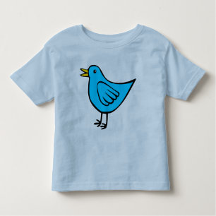 Little Bird - Blue Toddler T-Shirt