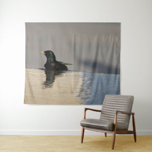 Little Bird on Water Tapestry