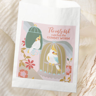 Little Bird Rainbow Pink Candy  Favour Bags