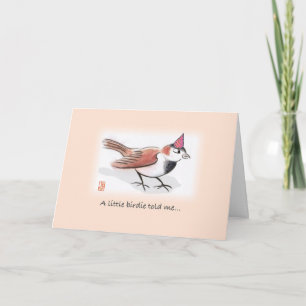 Little Birdie Happy Adoption Day Card