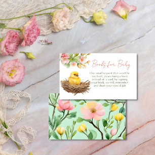 Little birdie hatching soon spring books request enclosure card