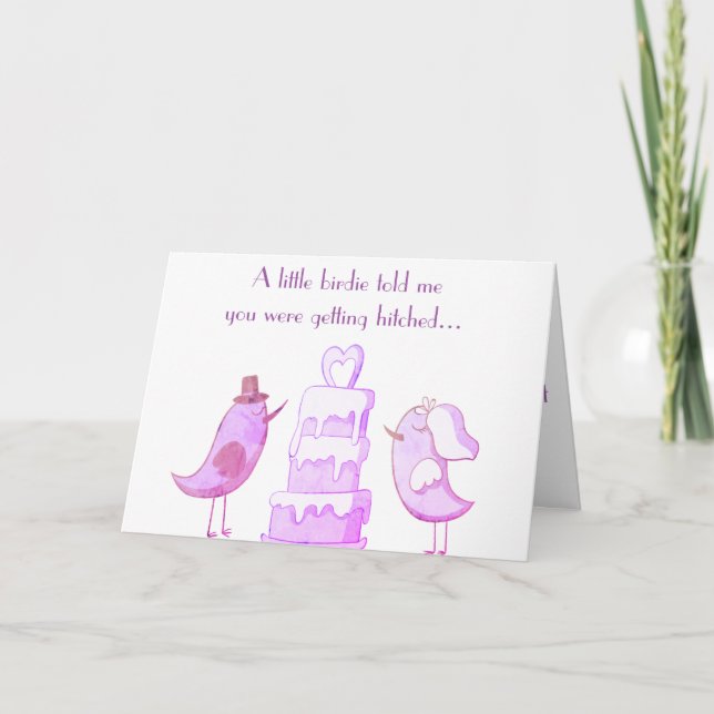 Little Birdie Told Me... Card (Front)