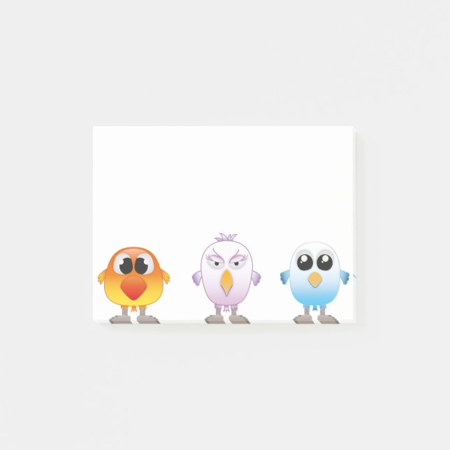 Little Birds Post-it Notes (Front)