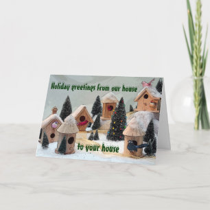 Little Birds Village holiday card