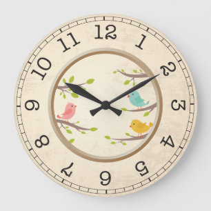Little Birds Wall Clock