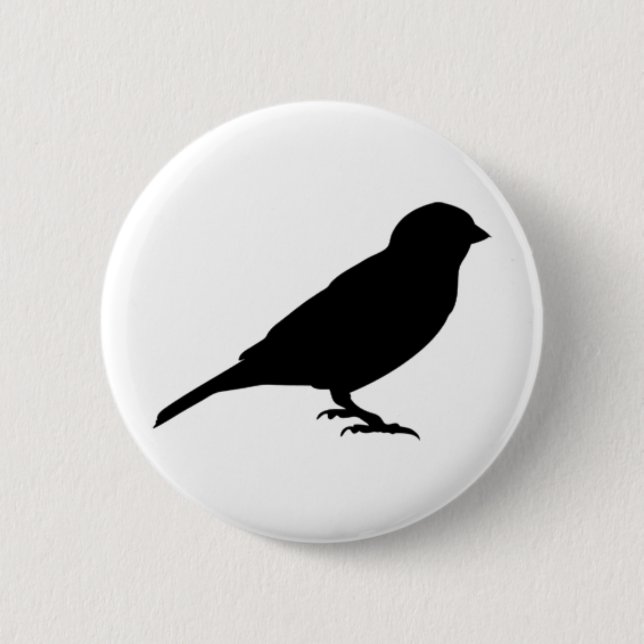 LITTLE BIRDY 6 CM ROUND BADGE (Front)