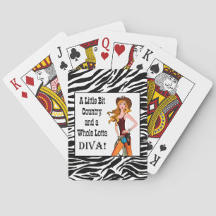 Little Bit Country and a Whole Lotta DIVA! Playing Cards