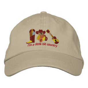 Little Bit Country Embroidered Hat