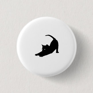 Little Black Cat 3 Cm Round Badge
