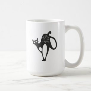 Little Black Cat Coffee Mug