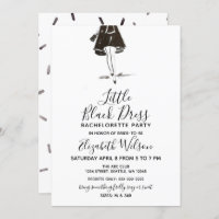 Little Black Dress High Heels Bachelorette Party