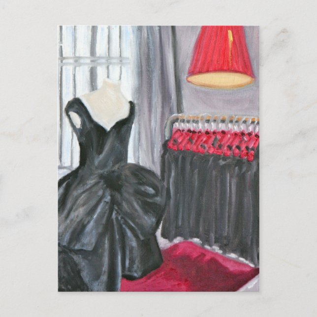 "Little Black Dress" Postcard (Front)