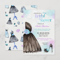 Little Black Dress Stiletto Bridal Shower