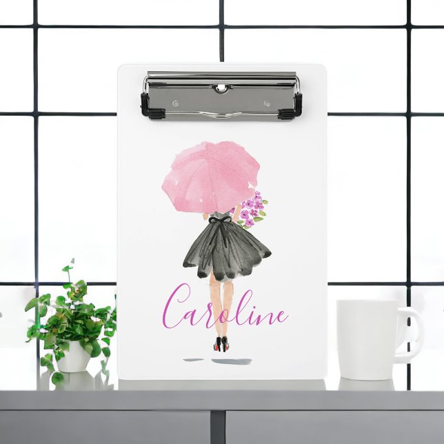 Little Black Dress Woman Stylish Fashion Mini Clipboard (Creator Uploaded)
