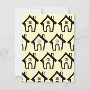 Little Black Houses, We Have Moved Yellow Cards