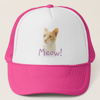 Little Blondie Cat Wondering Trucker Hat