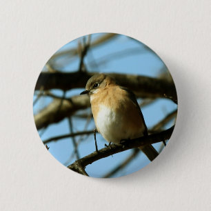 Little Blue 6 Cm Round Badge