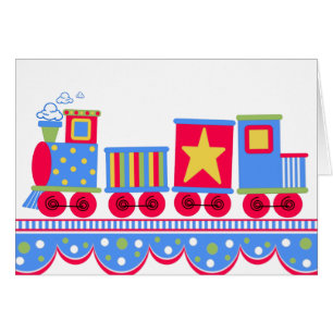 Little Blue and Red Train