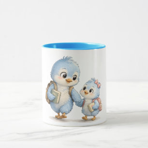 Little Blue Bird Accent Coffee Mug