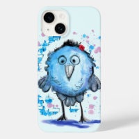 Little Blue Bird Funny iPhone Case