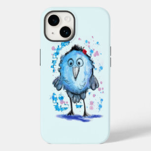 Little Blue Bird Funny iPhone Case