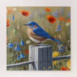 Little Blue Bird Puzzle