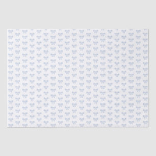Little Blue Bow Baby Shower Boy Birthday Tissue Paper