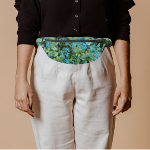 Little Blue Brunnera Flowers Floral Bum Bags