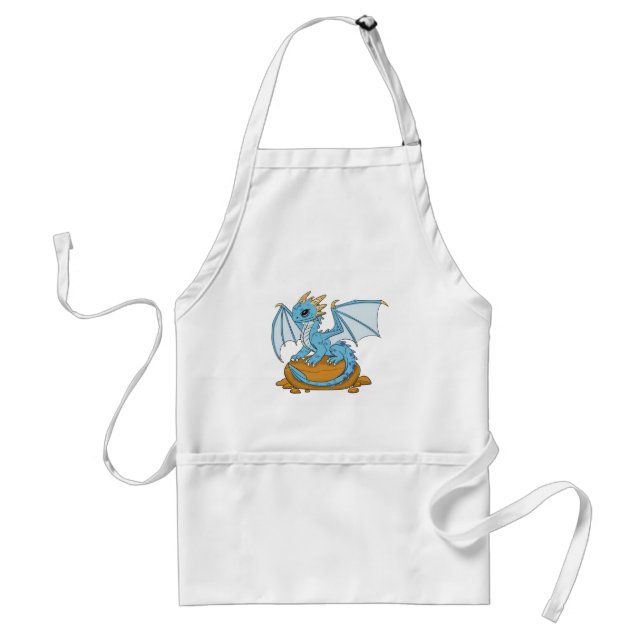 Little Blue Dragon Standard Apron (Front)