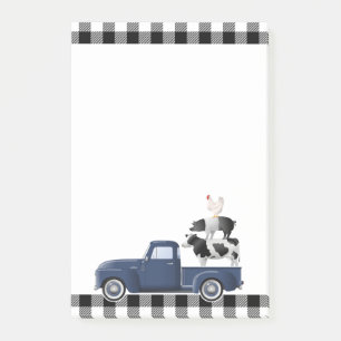 Little Blue Farm Truck Farm Animal Stack Post-it Notes