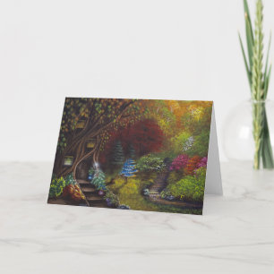Little Blue Greeting Card