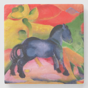 Little Blue Horse, 1912 Stone Coaster