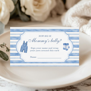 Little Blue Jean Baby How Big Is Mummy’s Belly Enclosure Card