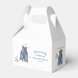Little Blue Jean Baby Shower Favour Box