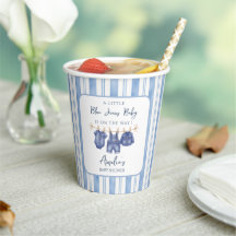 Little Blue Jean Is On The Way, Denim Baby Shower,