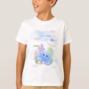 Little Blue Octopus Kids' T-Shirt