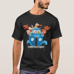 Little Blue Truck With Farm Animals Classic Illust T-Shirt