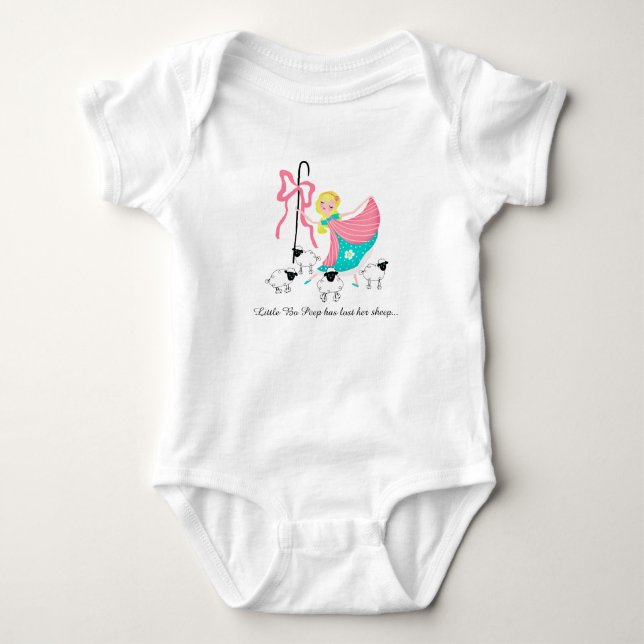 Little Bo Peep Baby Bodysuit (Front)