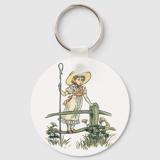 Little Bo Peep Key Ring (Front)