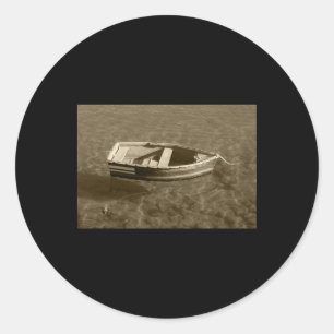 Little Boat In Shallows Lanzarote Tint Sticker