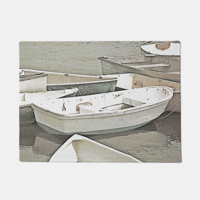 Little Boats Nautical Doormat (Front)