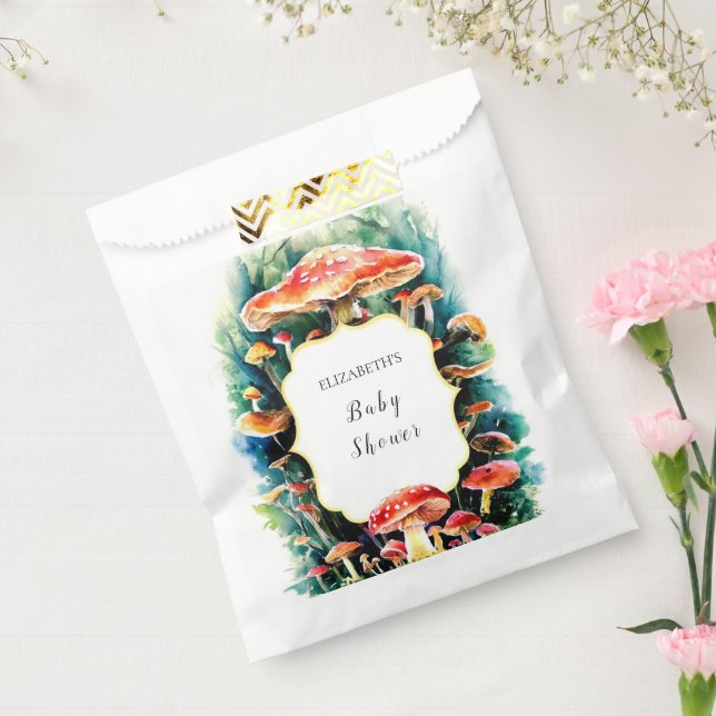 Little Boho Mushroom Baby Shower Favour Bags (Sealed)