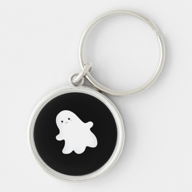 Little Boo Aesthetic Cool Style Key Ring (Front)