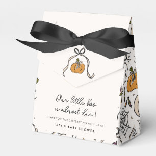 Little Boo Almost Due Halloween Baby Shower Favour Box