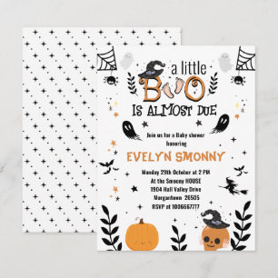 little boo baby pregnancy invitations