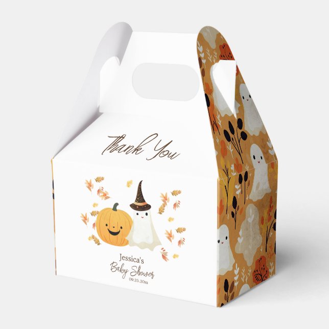 Little Boo Baby Shower Favour Box (Front Side)
