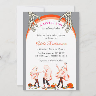 Little Boo Baby Shower Invitation