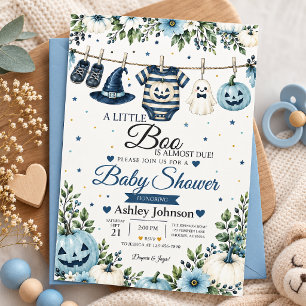 Little Boo Baby Shower Invitation